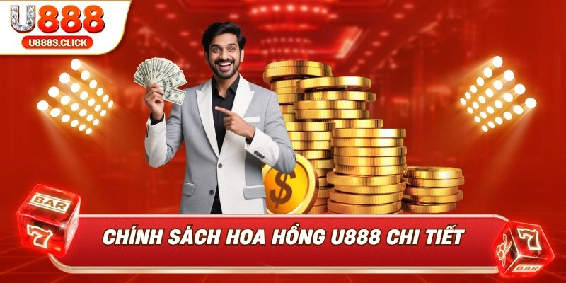 Chính sách hoa hồng khi trở thành đại lý U888.