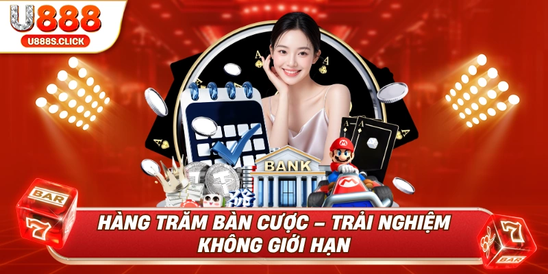 Trải nghiệm không giới hạn tại casino U888.