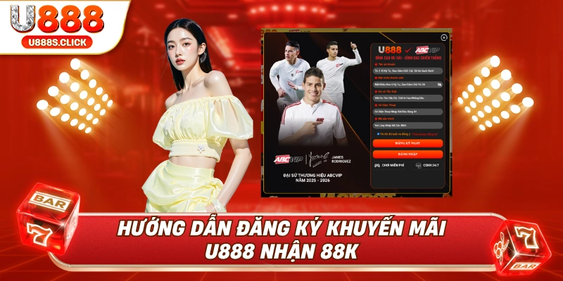 Chi tiết từng bước nhận khuyến mãi U888.