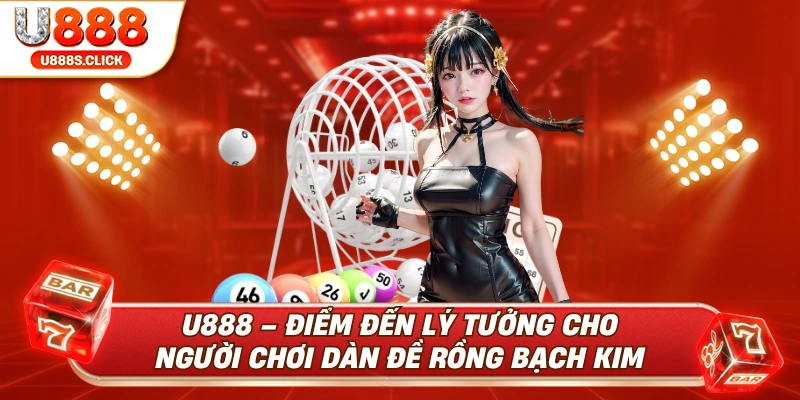 U888 sở hữu những ưu điểm vượt trội xứng đáng là điểm đến lý tưởng choi dàn đề 36 số rồng bạch kim.